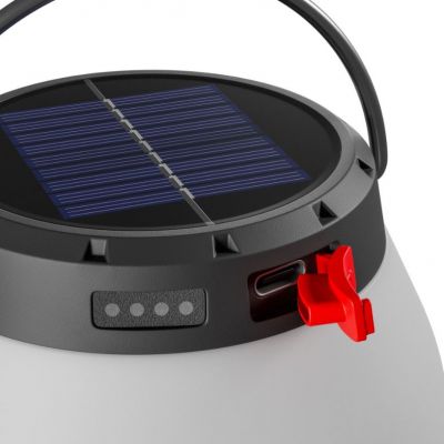 Lampka biwakowa LED solarna LUMINA ORB 800mAh czarny SPECTRUM (SLI055009)
